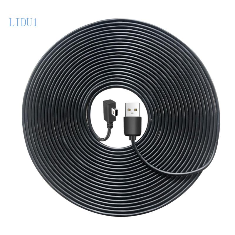 Dây Cáp Chuyển Đổi LIDU1 234 25inch USB2 0 Sang Mini Góc Trái 90 Độ Chuyên Dụng Cho Xe Hơi