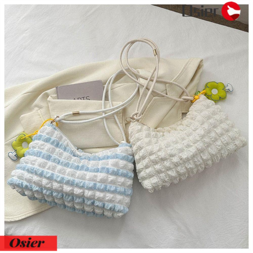 OSIER1 Túi Đeo Vai Màu Trơn Cỡ Lớn Thời Trang Trẻ Trung