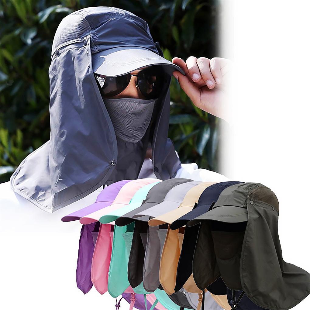 Mũ Thể Thao Chống Nắng / Tia UV Bảo Vệ Mặt / Cổ Tiện Dụng Cho Nam Và Nữ