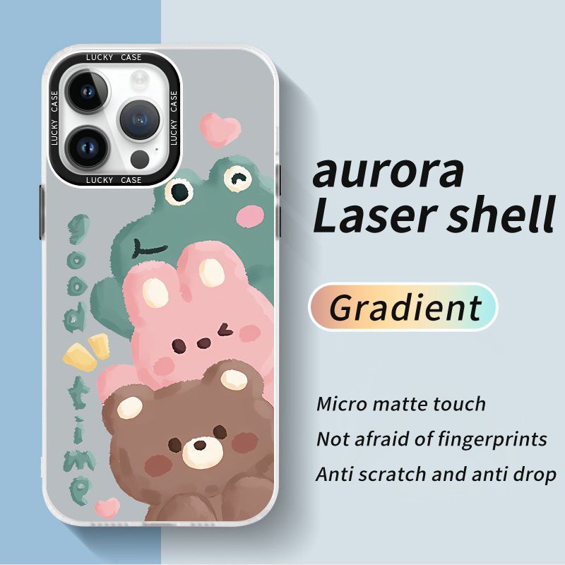 Ốp Điện Thoại Imd In Hình Động Vật Màu Laser Cho Iphonexr128Plus 1314
