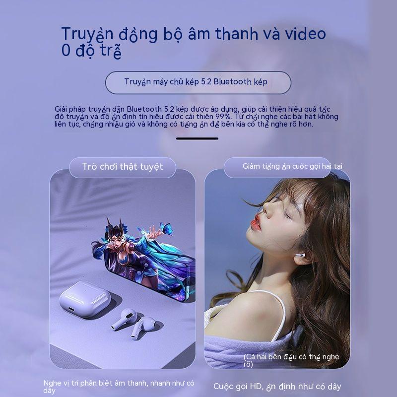 Tai Nghe Bluetooth Không Dây Mini Giảm Tiếng Ồn Chất Lượng Cao Cho Huawei Apple OPPO Xiaomi vivo