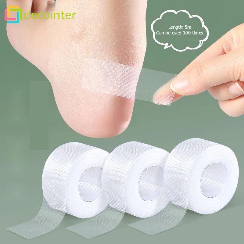 Cuộn 5M / Cuộn Miếng Dán Gót Chân Trong Suốt Chống Nước Giảm Đau Dùng Một Lần Tiện Dụng