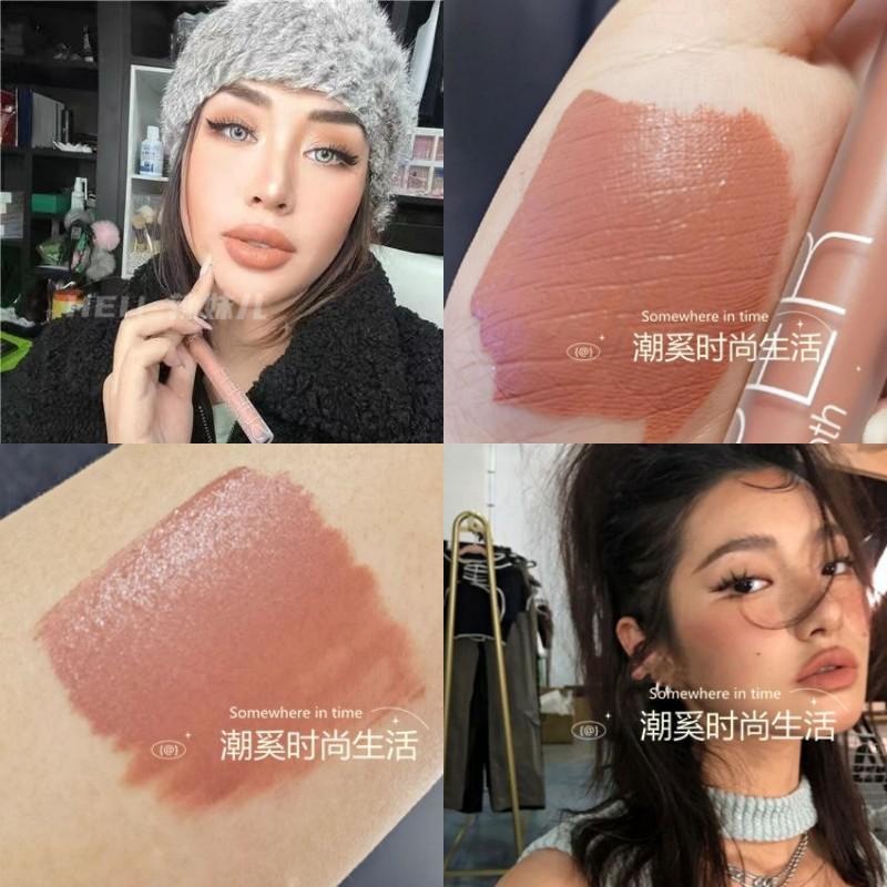 Son Môi Tông Màu Đất Lì Quế Trà Sữa Cà Phê Xám Hồng Ăn Đất