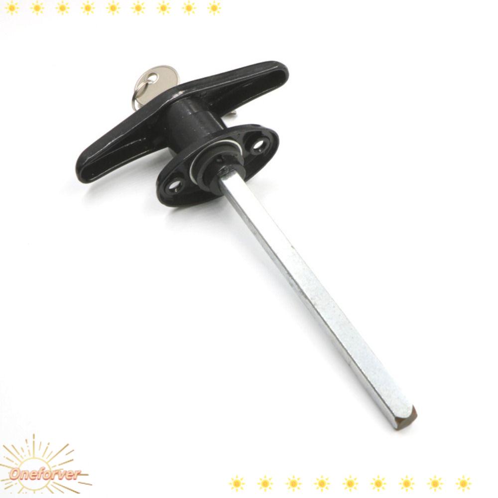 Khóa Cửa Garage Bằng Hợp Kim Kẽm Hình Chữ T Màu Đen Thông Dụng