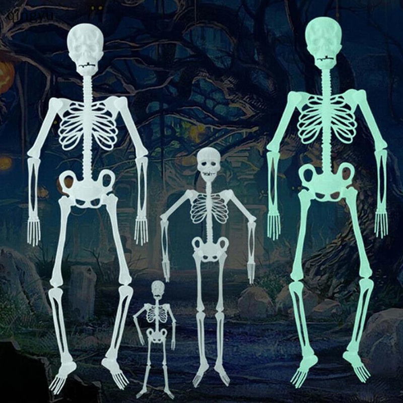 Bộ Xương Người Bằng Nhựa Kích Thước 32 / 90 / 150cm Dùng Trang Trí Tiệc Halloween