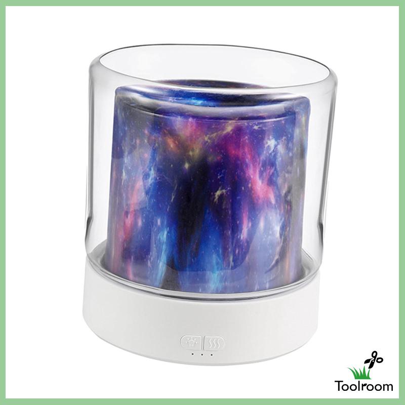 Máy Phun Sương Tạo Ẩm Hình Ngọn Lửa Nhiều Màu Có Hẹn Giờ