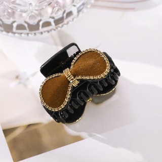 Kẹp Tóc Nơ Đính Đá 4.5cm Thời Trang