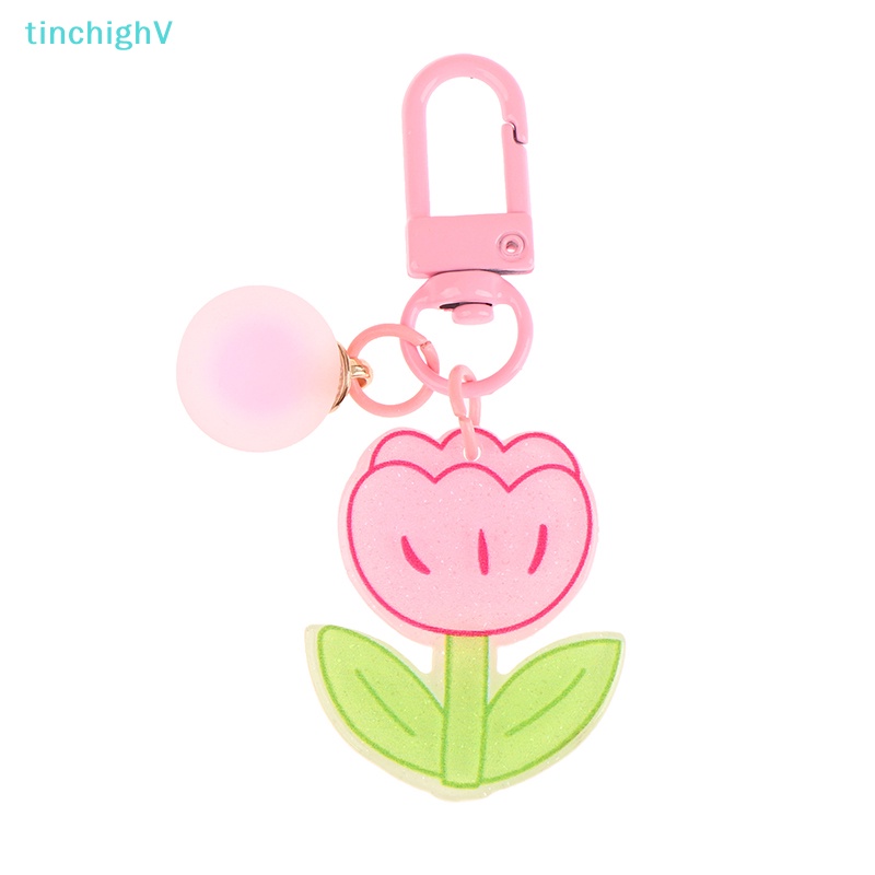 Móc Khóa Trang Trí Túi Xách / Tai Nghe Hình Bông Hoa / Vương Miện Màu Kẹo Dễ Thương Cho Bạn Gái