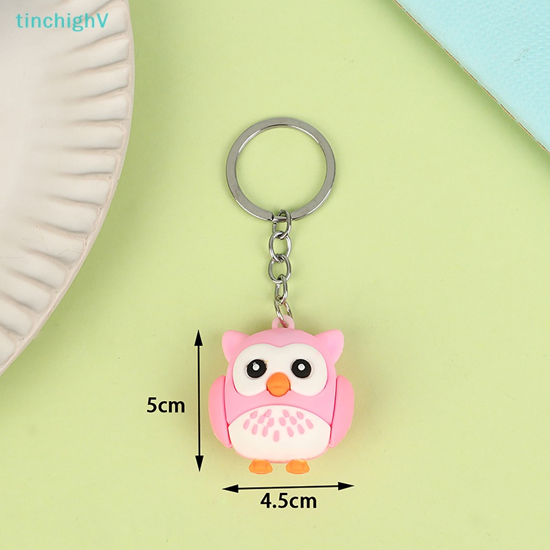 [TinchighV] 1 Móc Khóa Hình Cú Mèo Dễ Thương Sáng Tạo DIY