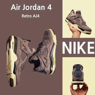 （Sản phẩm chính hãng）Giày bóng rổ Nike Air Jordan 4 Retro AJ4 Giày trượt ván giày thể thao giày nam