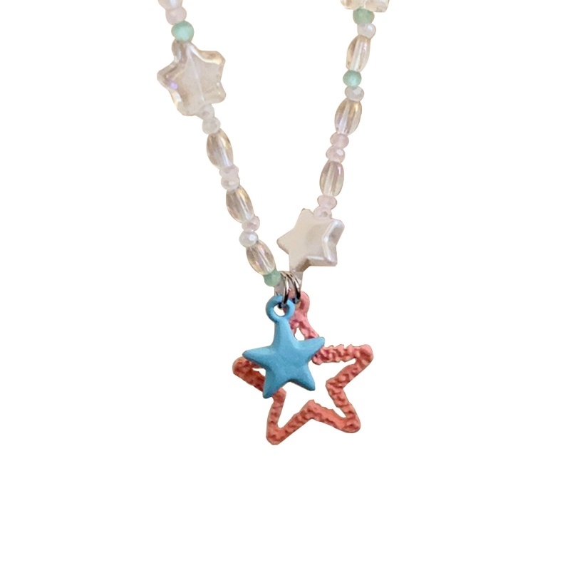 Vòng Cổ Choker Y2K Mặt Ngôi Sao Rỗng Ngọt Ngào