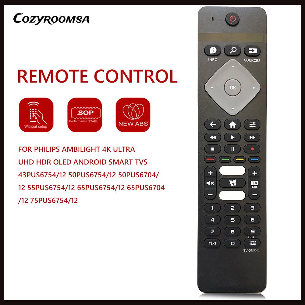 Điều Khiển Từ Xa Thay Thế Chuyên Dụng Cho Philips Ambilight 4K Ultra UHD Android