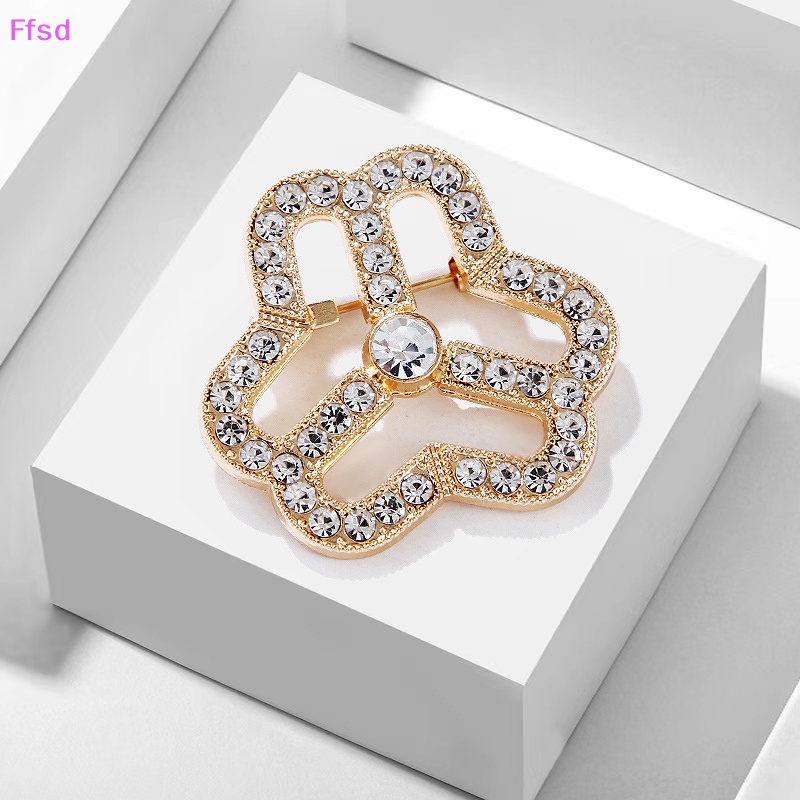 Ghim Cài Áo Hình Logo Đính Đá Zircon Thời Trang Cho Nữ