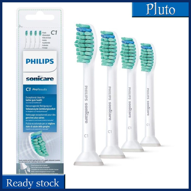 4 Đầu Cọ Thay Thế C1 Cho Philips Sonicare C2 Optimized Panel Hx9023 / 65
