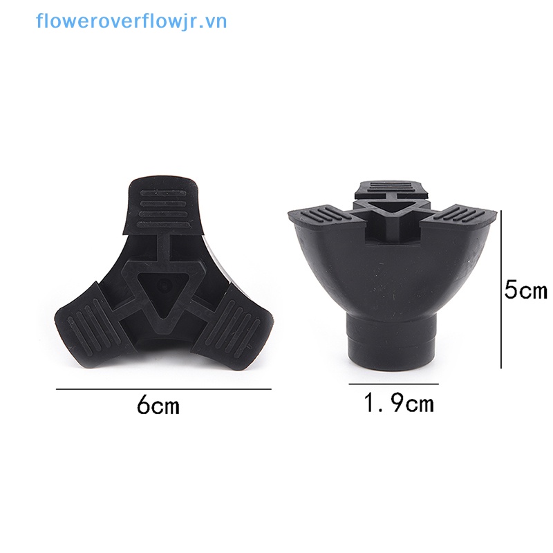 Fjr 1 Cái Đầu Gậy Ba Chân Tự Đứng Bằng Cao Su Chống Trượt Phía Cuối Nóng