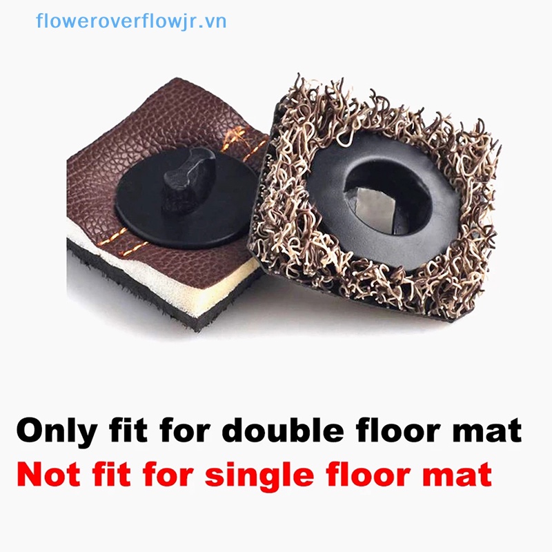 4 Kẹp Cố Định Thảm Lót Sàn Xe Hơi Chống Trượt Tiện Dụng