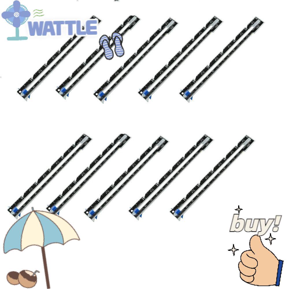 WTTLE Thước Trượt Cố Định Bằng Hợp Kim Nhôm Chuyên Dụng Cho Đo Lường