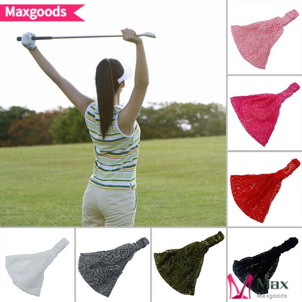 MAXG Băng Đô Ren Bản Rộng Co Giãn Phong Cách Thể Thao Mới Cho Nữ