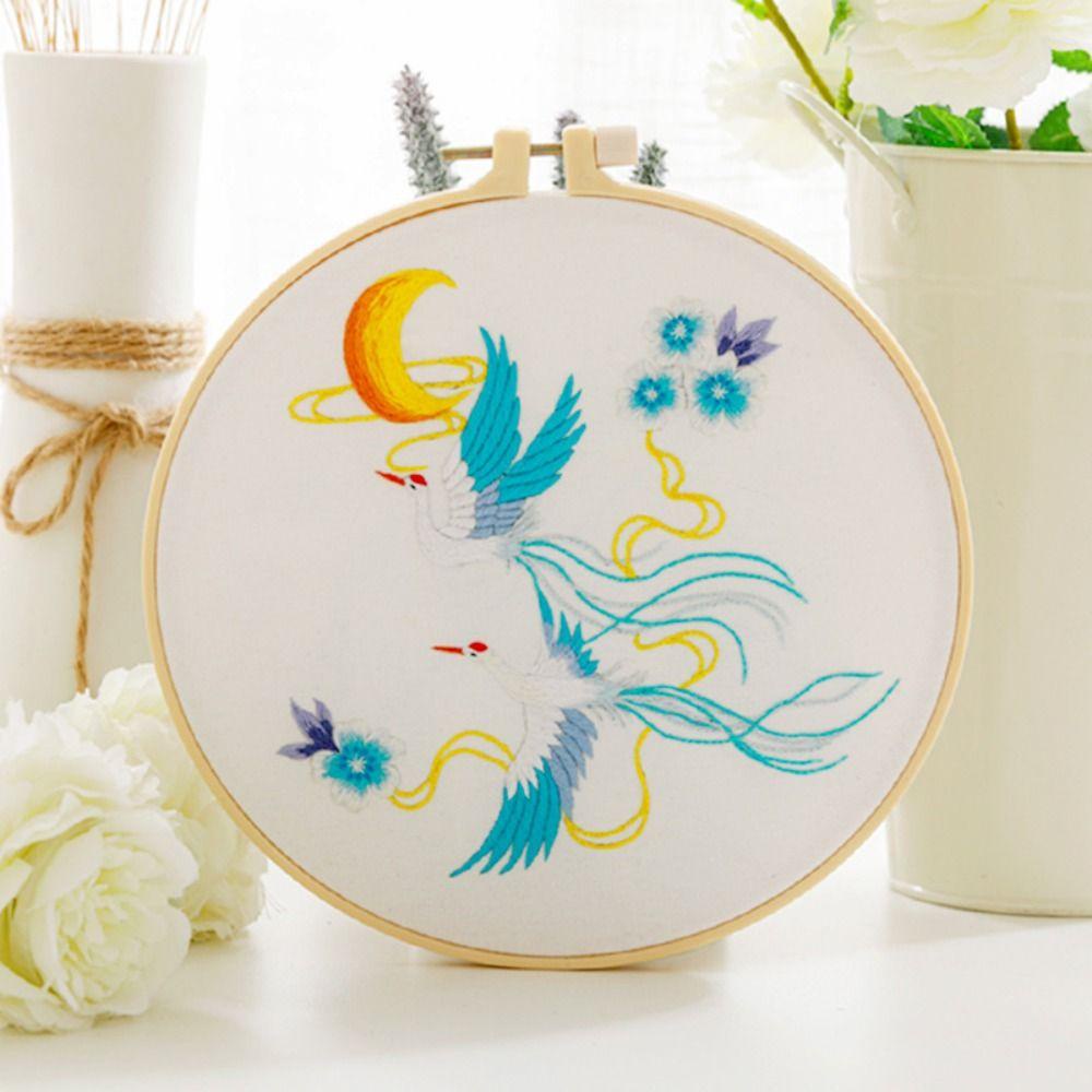 Giovanni Bộ Tranh Thêu Chữ Thập Cotton Họa Tiết Magpie Thủ Công May Vá