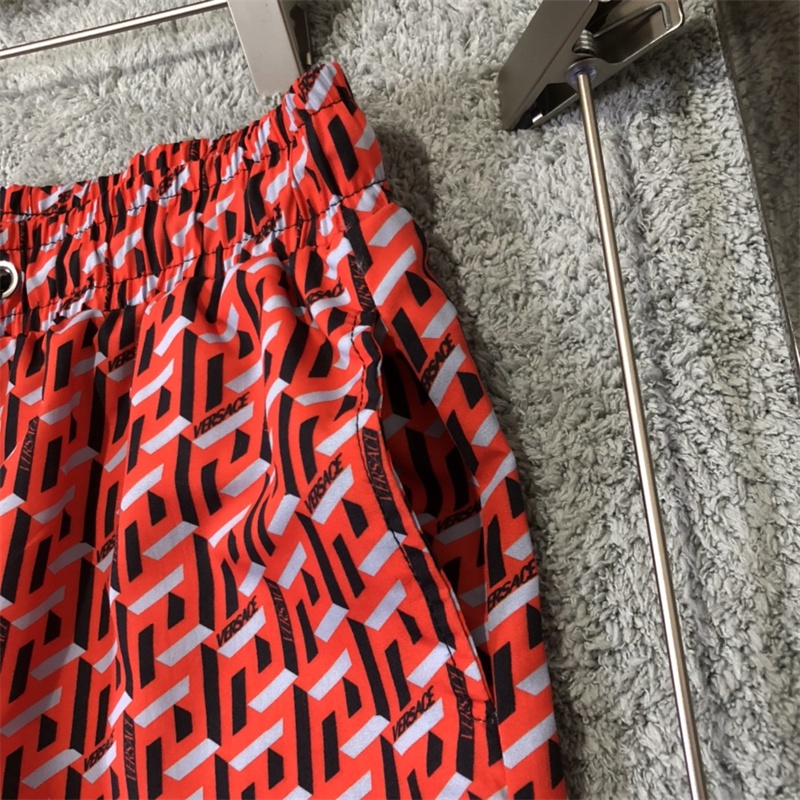 Ve-trend Quần Short Đi Biển Vải Dệt Khô Nhanh Cổ Điển