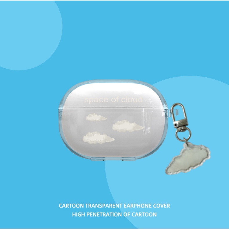 Vỏ Bảo Vệ Hộp Sạc Tai Nghe Bluetooth Không Dây RedMi Buds4 pro Bằng TPU Mềm Trong Suốt Họa Tiết Hoạt Hình Dễ Thương