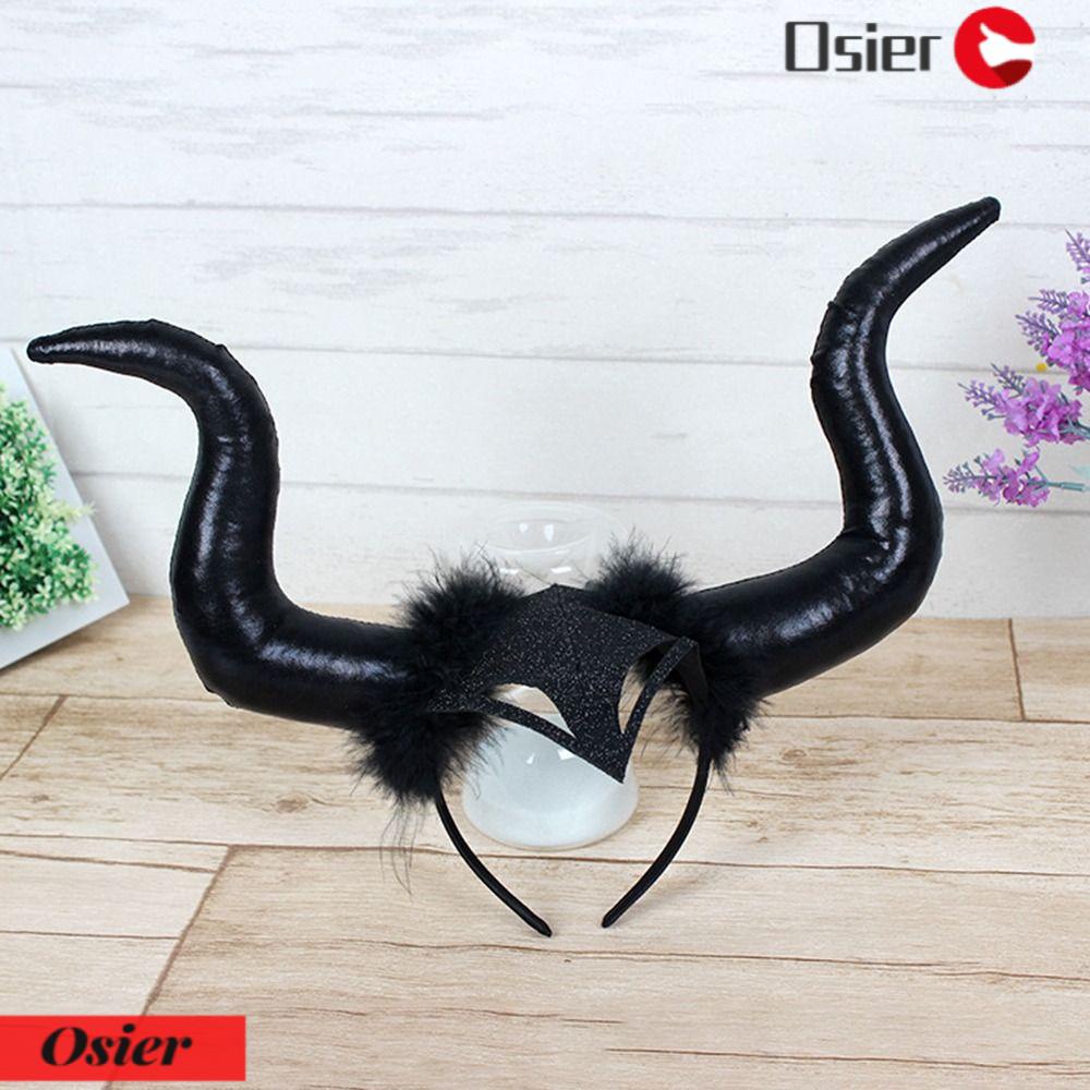 OSIER1 Băng Đô Sừng Dài Hóa Trang Nhân Vật Hoạt Hình Cho Lễ Hội Halloween