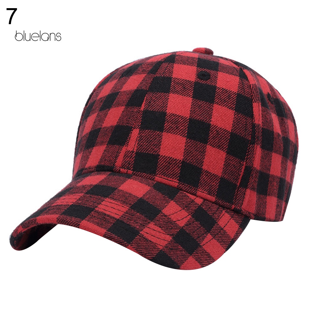 Mũ Lưỡi Trai Thể Thao Họa Tiết Sọc Caro Thời Trang Cho Nam Và Nữ