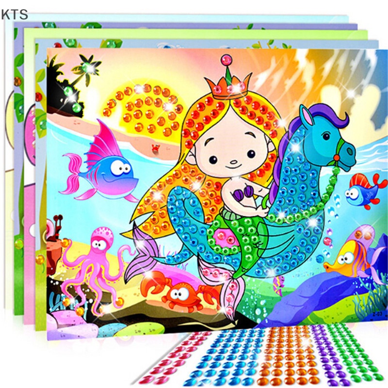 Bộ Tranh Đính Đá 5D Tự Làm Họa Tiết Hoạt Hình