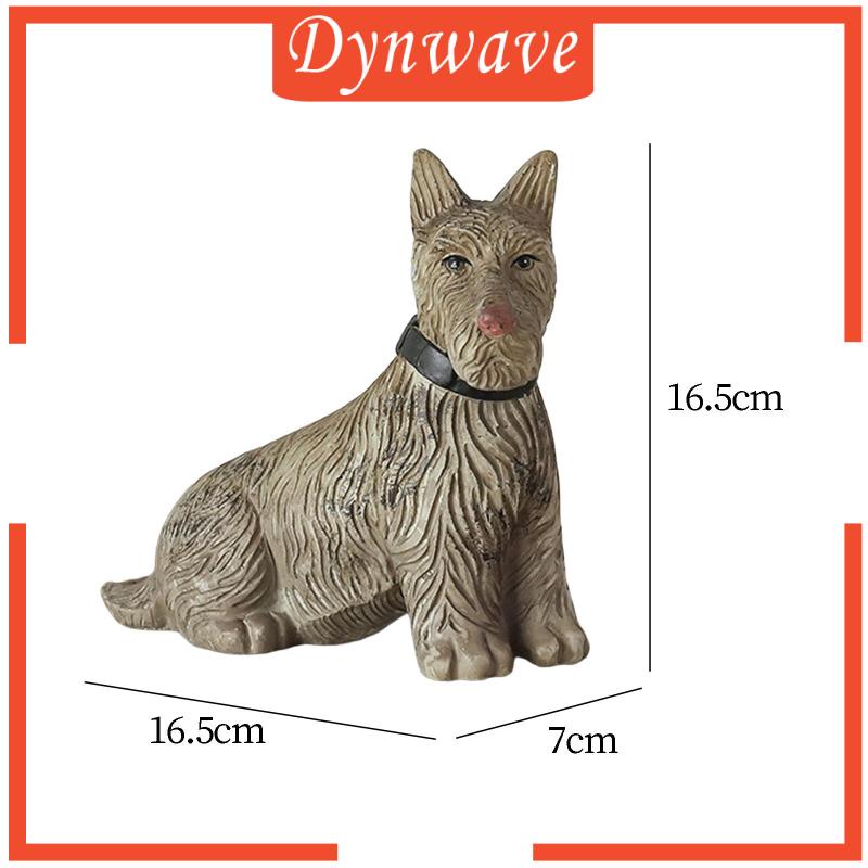 Đồ trang trí Chú Chó Bằng Nhựa Resin Chống Thấm Nước Trang Trí Ngoài Trời