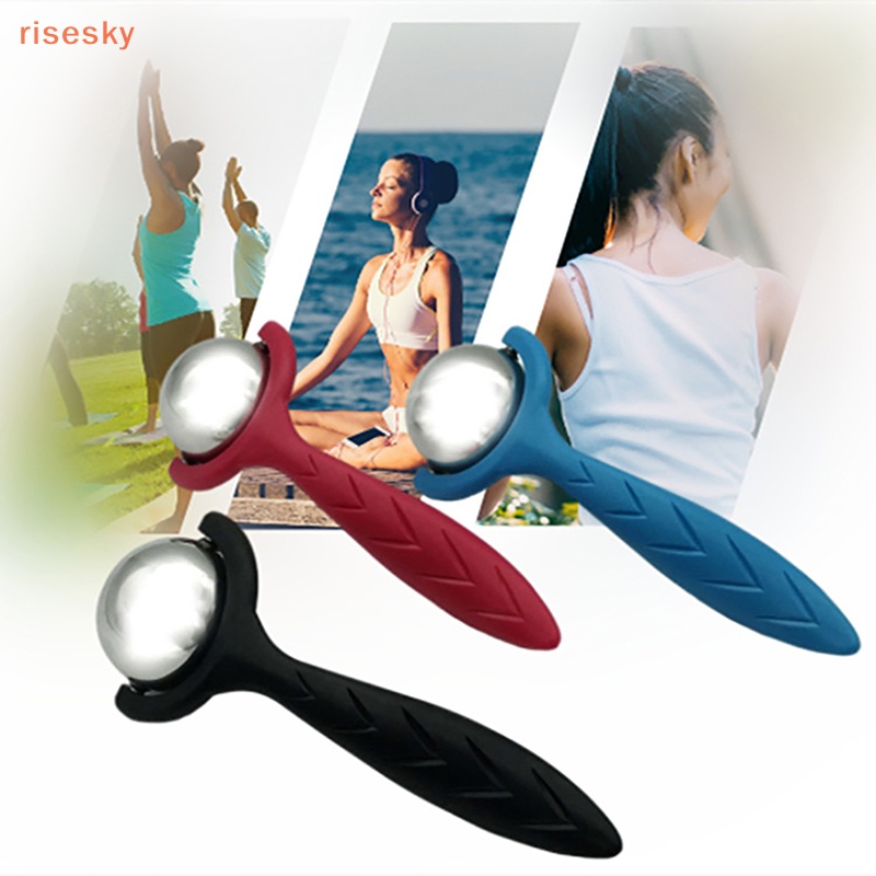 Cây Lăn Mát Xa Mặt Nóng / Lạnh Bằng Inox Tiện Dụng