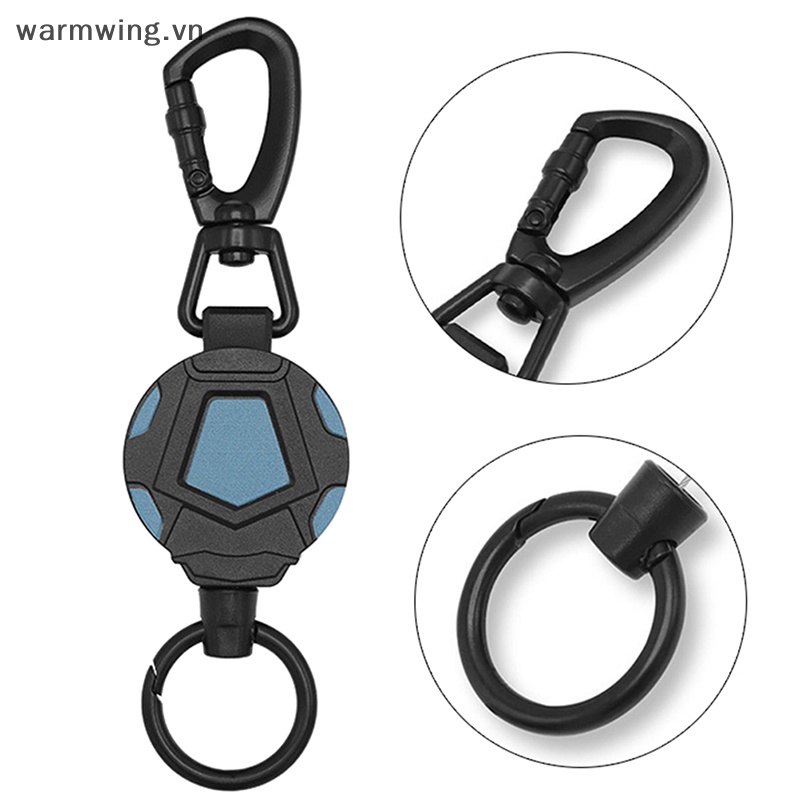1 Móc Khóa Co Giãn Có Thể Thu Gọn Chống Thất Lạc Dễ Dàng Cho Leo Núi Ngoài Trời