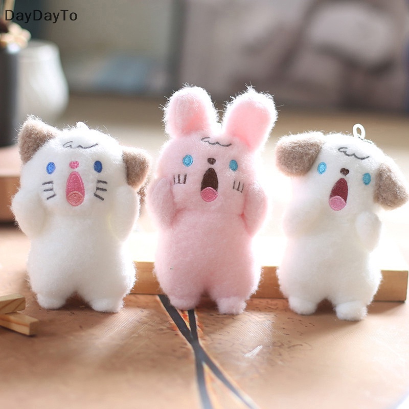 Móc Khóa Hình Thỏ Nhồi Bông Đáng Yêu