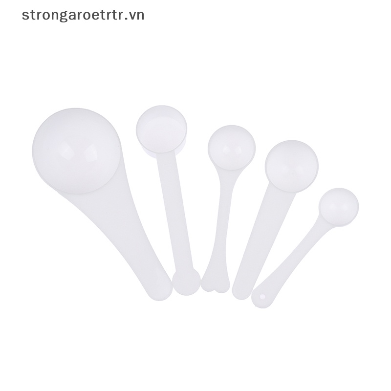 Set 10 Muỗng Nhựa Đo Lường 1g 3g 5g 10g Tiện Dụng