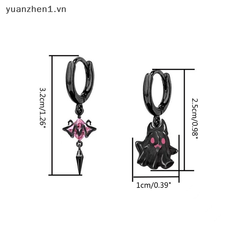 Bông Tai Hình Ma Phong Cách Gothic Ngọt Ngào Thời Trang Cho Nữ ZHEN Y2k