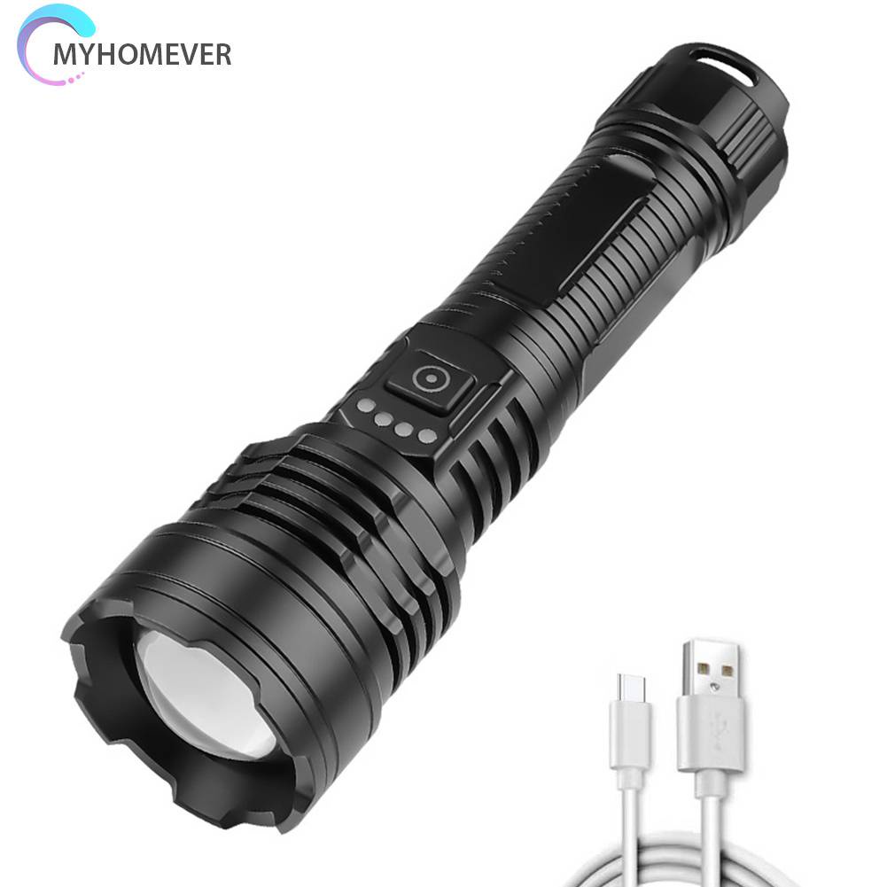 Đèn Pin Cầm Tay 2500LM Sạc Được Loại C Dùng Khi Đi Cắm Trại