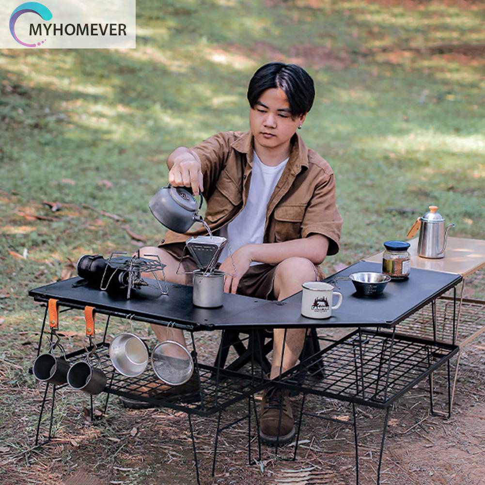 Bộ Dụng Cụ Bàn Ăn Bằng Hợp Kim Nhôm Từ Tính Có Thể Tháo Rời Cho Cắm Trại