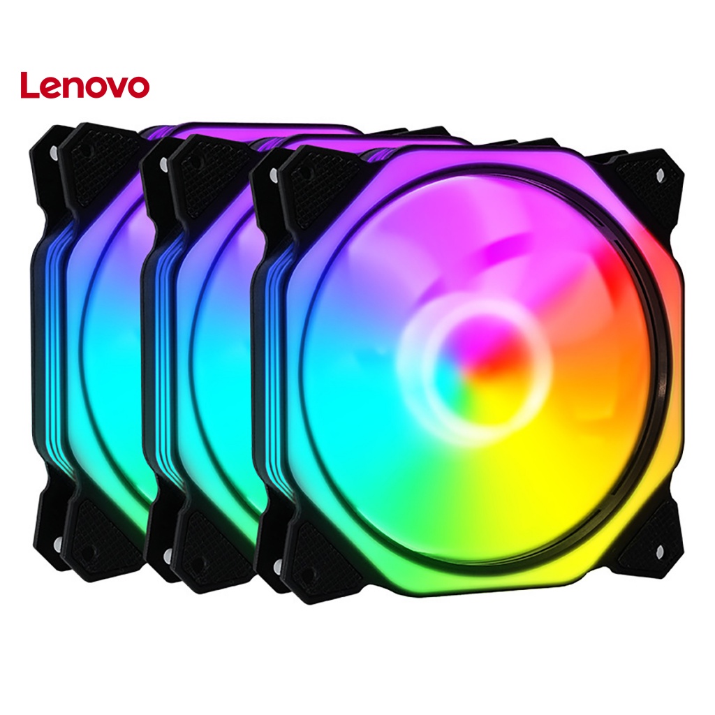 Quạt Làm Mát 12cm Có Đèn LED Hình Hoa Hướng Dương RGB Tiếng Ồn Thấp Cho Máy Tính