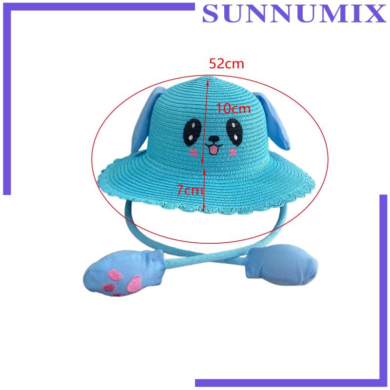 Mũ Panama Đi Biển Gấp Gọn Tiện Lợi Dành Cho Bé 3-10 Tuổi