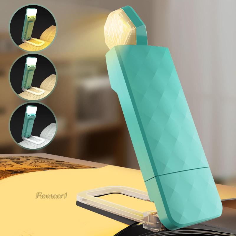 Đèn Đọc Sách 5 Mức Độ Sáng Tùy Chỉnh 3 Màu Kèm Kẹp Tiện Dụng