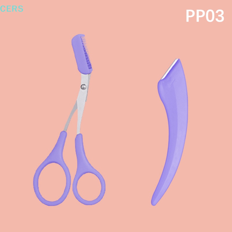 Bộ 1 / 2 / 3 Kéo Cắt Tỉa Lông Mày Cho Nữ