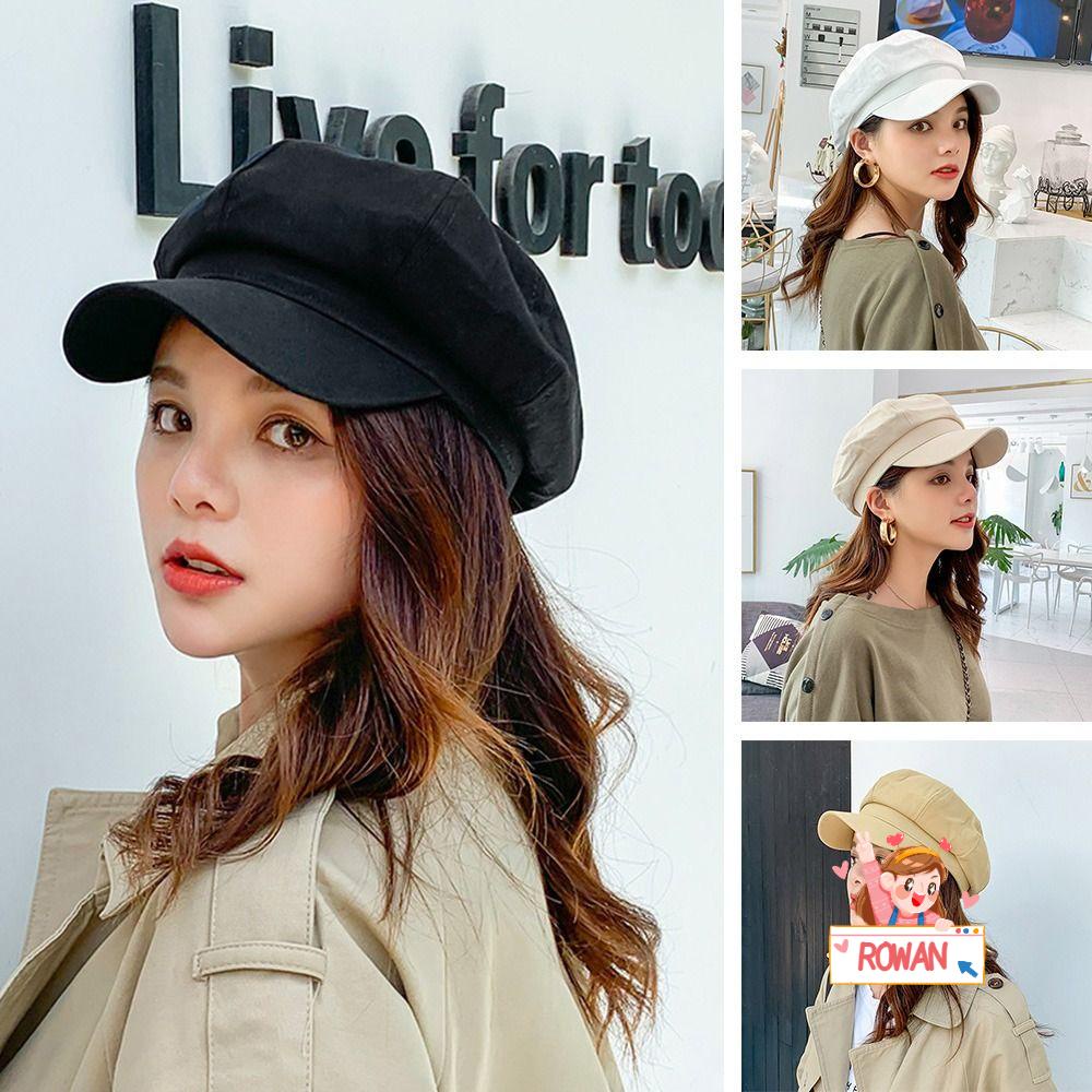 ROWANS Mũ Nồi Chống Nắng Phong Cách Họa Sĩ Thời Trang