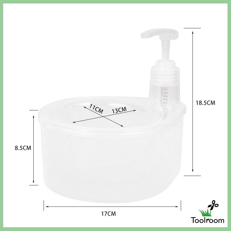 Bình Đựng Xà Phòng 2 Trong 1 Dung Tích 1000ml Tiện Dụng
