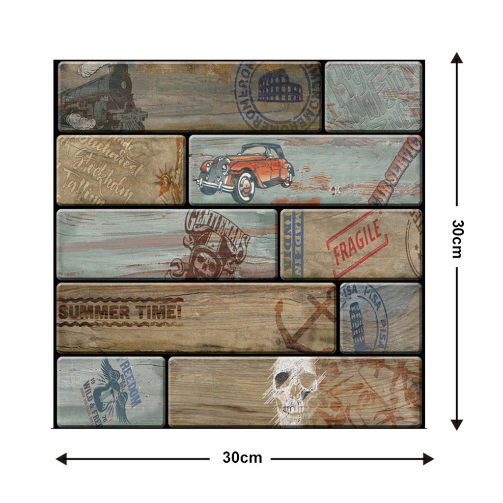 Miếng Dán PVC Họa Tiết Đá Hoa Cương Chống Trầy Xước Cho Nhà Hàng DIY