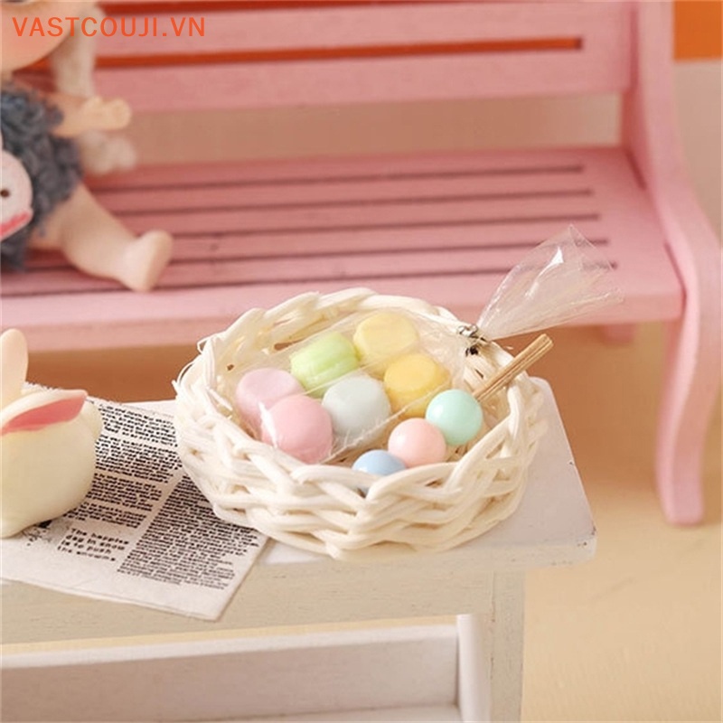 Giỏ Đựng Trái Cây / Thức Ăn Trang Trí Nhà Búp Bê Tỉ Lệ 1: 12