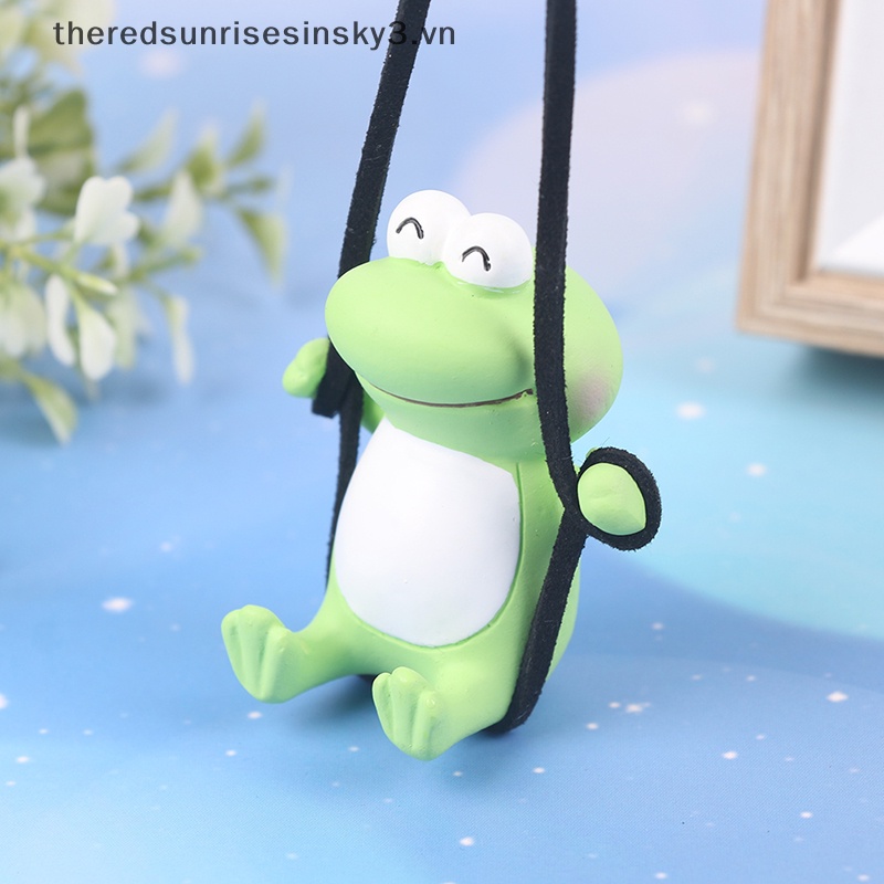 # # Mặt Dây Chuyền Hình Chú Ếch Đu Quay Gypsum Dễ Thương Trang Trí Nội Thất Xe Hơi Tự Động Phía Sau.