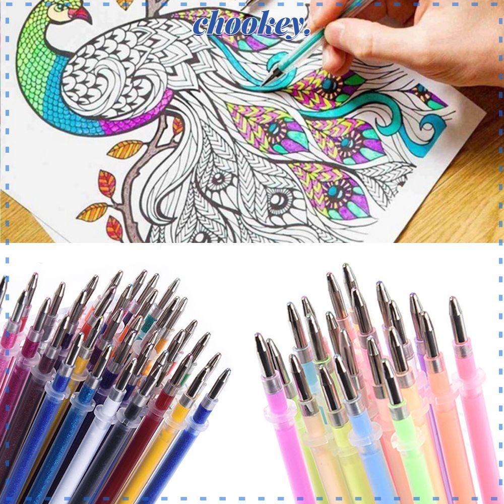 CHOOKEY Set 24 / 36 / 48 Ruột Bút Thay Thế Nhiều Màu Sắc Chất Lượng Cao