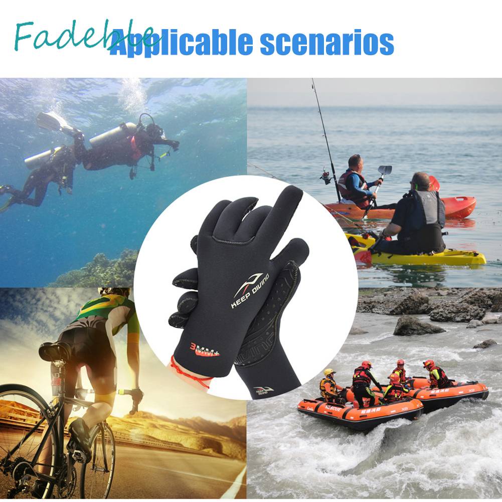 Găng Tay Thể Thao Neoprene Co Giãn Thoải Mái Khi Bơi Lội