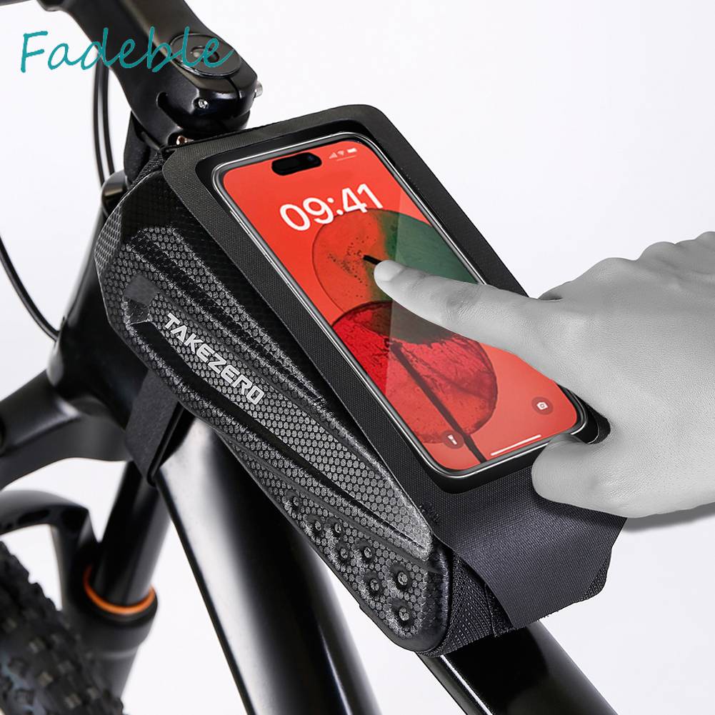 Túi Đựng Đồ Dùng 1L Thiết Kế Vỏ Nắp Lật Gắn Khung Xe Đạp Leo Núi Tiện Dụng