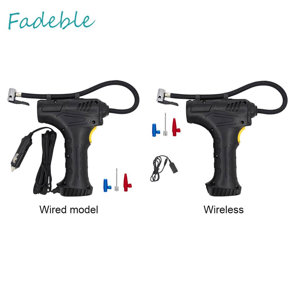 Máy Bơm Lốp Xe Kỹ Thuật Số 12V 120W Không Dây USB