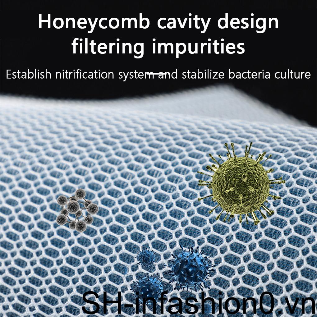 Miếng Xốp Lọc Nước 8D Hình Chữ Nhật Có Thể Tháo Rời Tiện Dụng